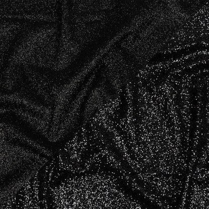 Double Faced Glitter Tulle - Black - Gala Collection