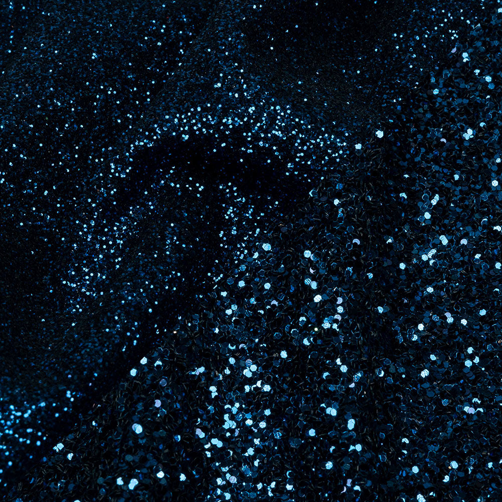 Double Faced Glitter Tulle - Navy - Gala Collection