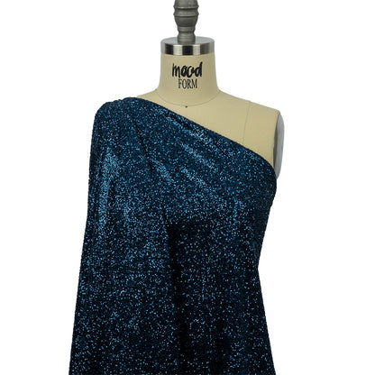 Double Faced Glitter Tulle - Navy - Gala Collection