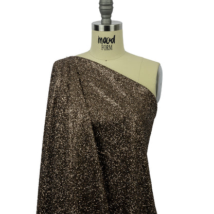Double Faced Glitter Tulle - Mink - Gala Collection