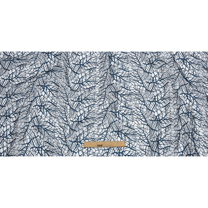 Guipure Lace with Glitter - Navy Webbed Branches