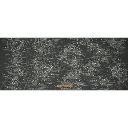 3D Puffy Glitter Tulle - White Spotted Striations