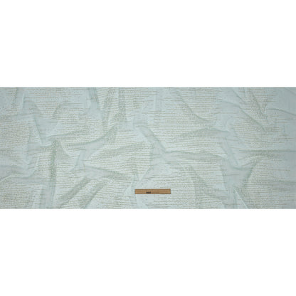 3D Puffy Glitter Tulle - Mint Spotted Striations