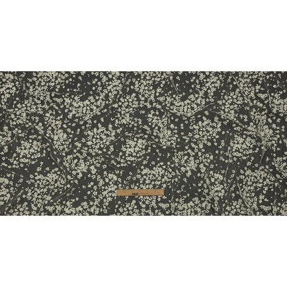 3D Puffy Glitter Tulle - Champagne and White Floral