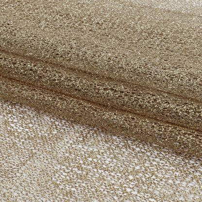 White and Gold Ombre Glitter Webbing