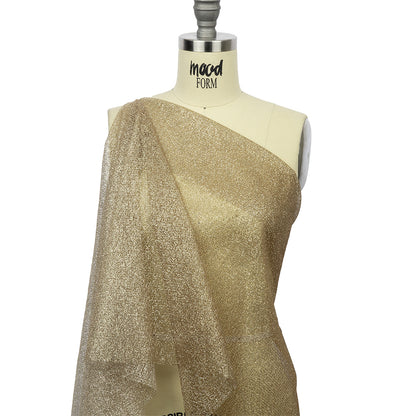 White and Gold Ombre Glitter Webbing