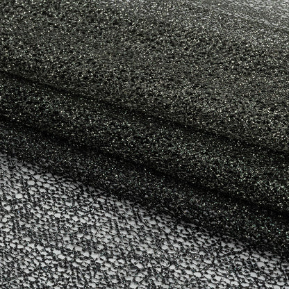 White and Black Ombre Glitter Webbing