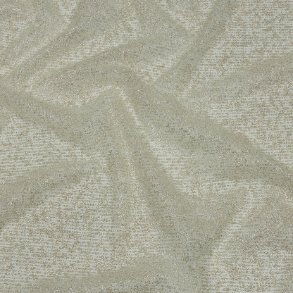 Glitter Tulle - Light Mint and Silver Abstract Striations - Flare Collection