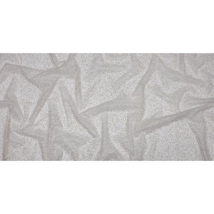 Glitter Tulle - Lilac and Silver Abstract Striations - Flare Collection