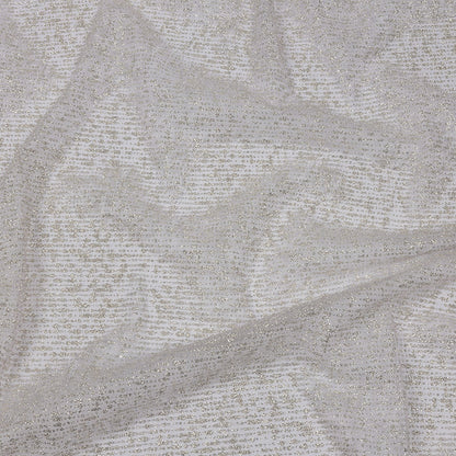 Glitter Tulle - Lilac and Silver Abstract Striations - Flare Collection