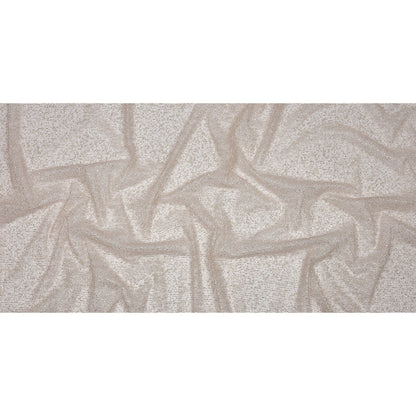 Glitter Tulle - Powder Pink and Silver Abstract Striations - Flare Collection
