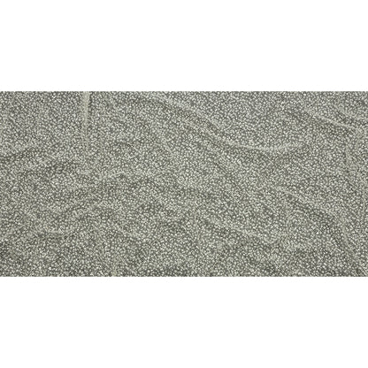 3D Glitter Tulle - Bright White Puffy Spots
