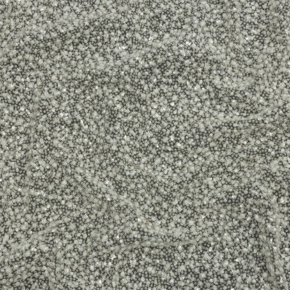 3D Glitter Tulle - Bright White Puffy Spots
