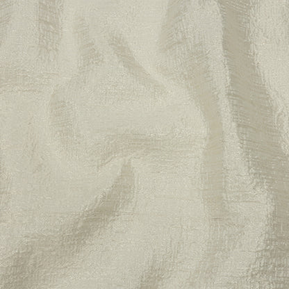 Metallic Ivory Crosshatched Lines Luxury Brocade