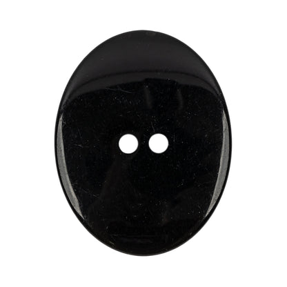 Smoky Sunset Striated Iridescent 2-Hole Oval Button - 54L/34mm Detail