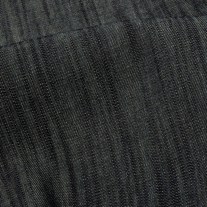 Italian Muted Indigo Striated Lightweight Cotton Denim Detail