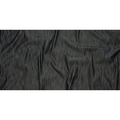Italian Muted Indigo Striated Lightweight Cotton Denim Full