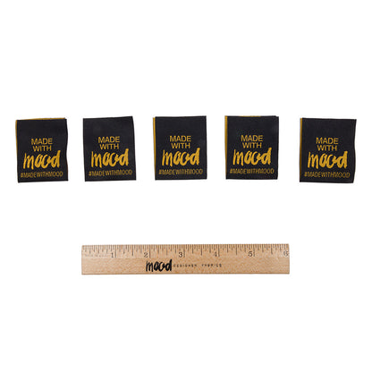 Made with Mood Sew-in Woven Labels - 5 Pieces Full