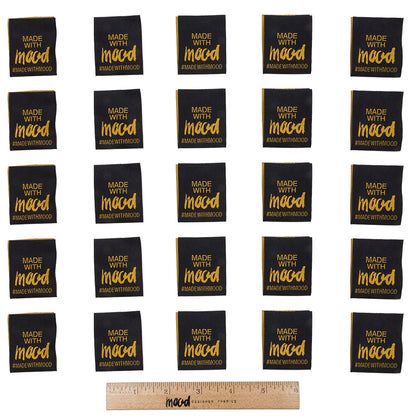 Made with Mood Sew-in Woven Labels - 25 Pieces Full