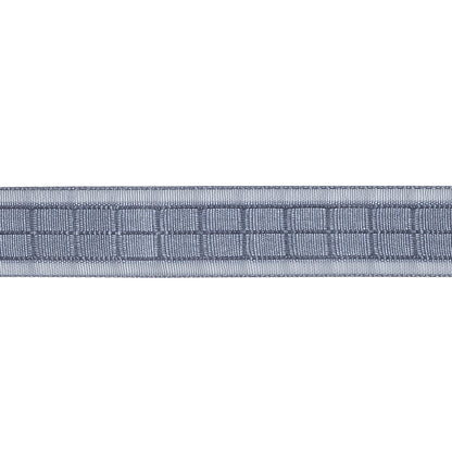 Gray Squares and Sheer Borders Ribbon - 0.5625" Detail