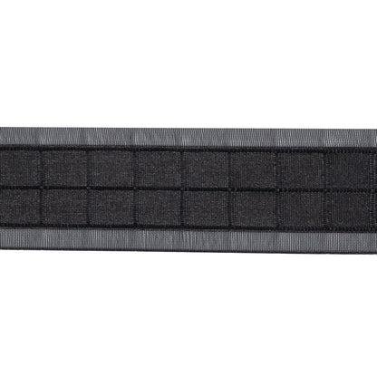 Black Squares and Sheer Borders Ribbon - 1" Detail