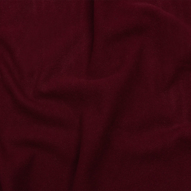 Wool and Cashmere Coating Made in Italy - Sangria Red - Alberini Collection