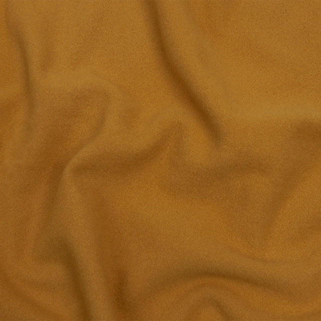 Wool and Cashmere Coating Made in Italy - Yellow Ochre - Alberini Collection
