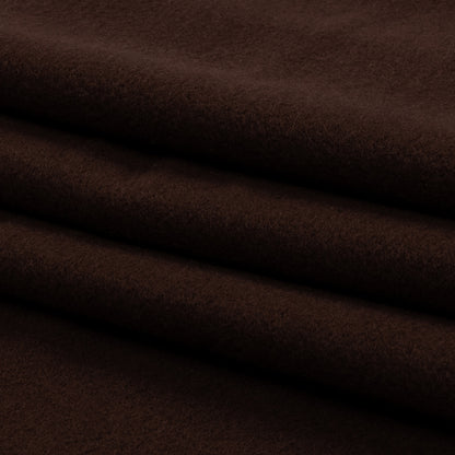 Wool and Cashmere Coating Made in Italy - Chocolate - Alberini Collection