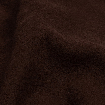 Wool and Cashmere Coating Made in Italy - Chocolate - Alberini Collection