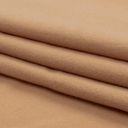Wool and Cashmere Coating Made in Italy - Beige - Alberini Collection