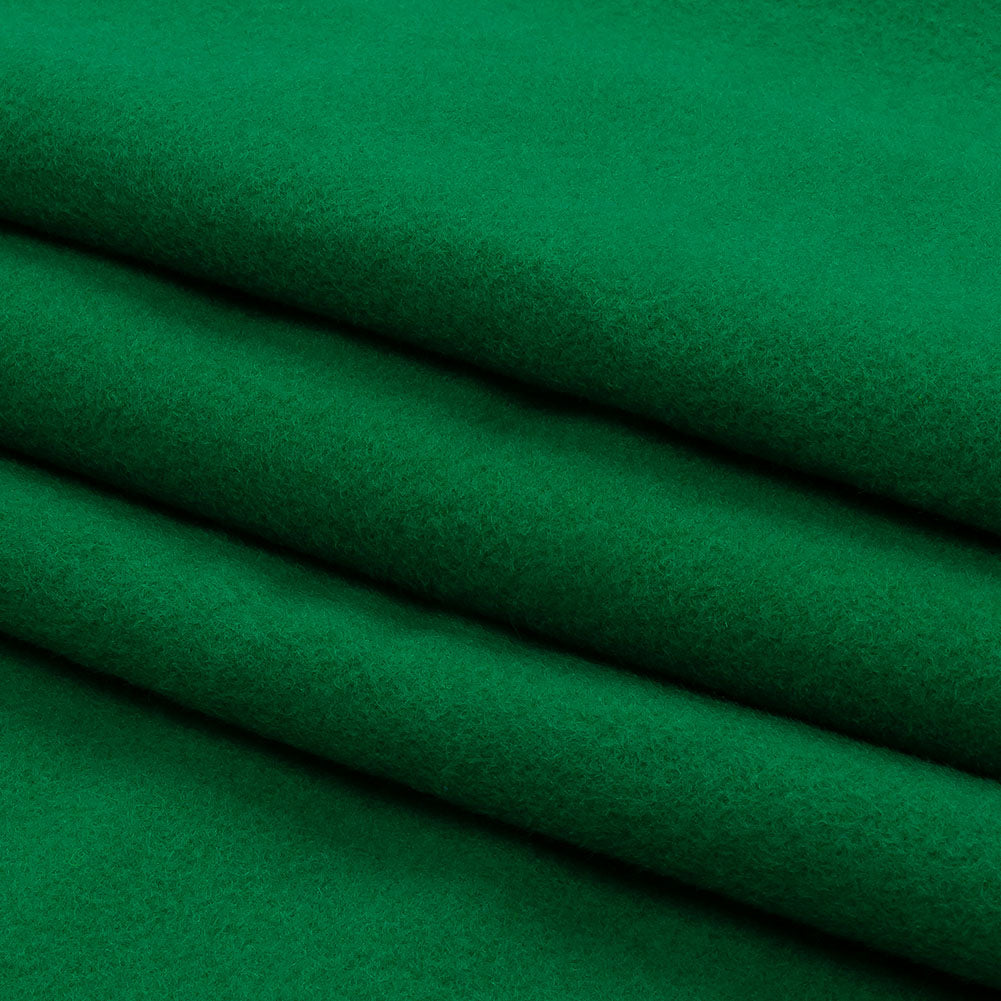 Wool and Cashmere Coating Made in Italy - Kelly Green - Alberini Collection