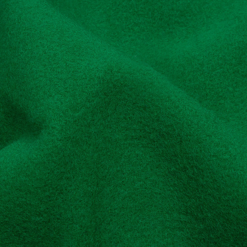 Wool and Cashmere Coating Made in Italy - Kelly Green - Alberini Collection