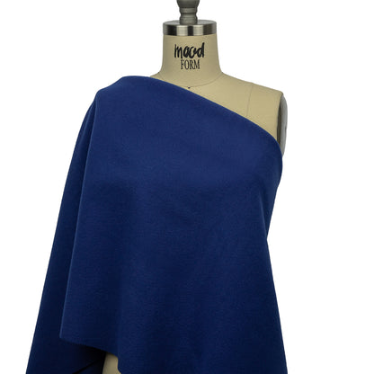 Wool and Cashmere Coating Made in Italy - Cobalt Blue - Alberini Collection