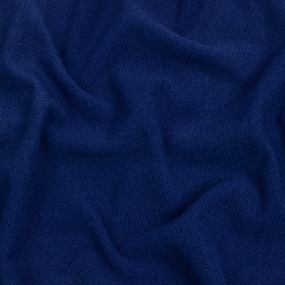 Wool and Cashmere Coating Made in Italy - Cobalt Blue - Alberini Collection