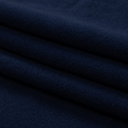 Wool and Cashmere Coating Made in Italy - Navy - Alberini Collection