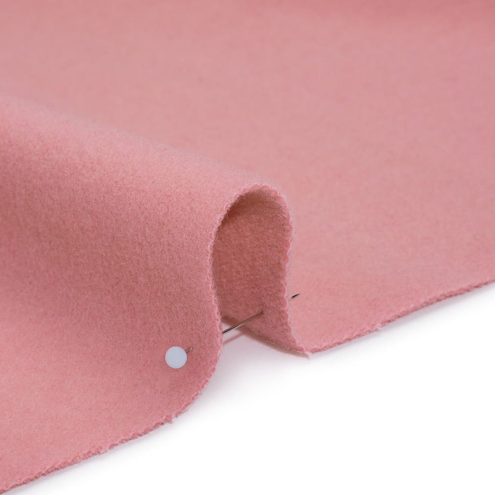 Wool and Cashmere Coating Made in Italy - Dusty Orchid - Alberini Collection