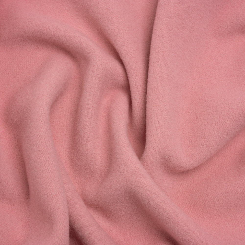 Wool and Cashmere Coating Made in Italy - Dusty Orchid - Alberini Collection