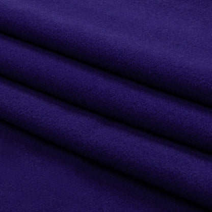 Wool and Cashmere Coating Made in Italy - Blue Violet - Alberini Collection