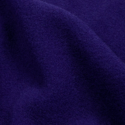 Wool and Cashmere Coating Made in Italy - Blue Violet - Alberini Collection