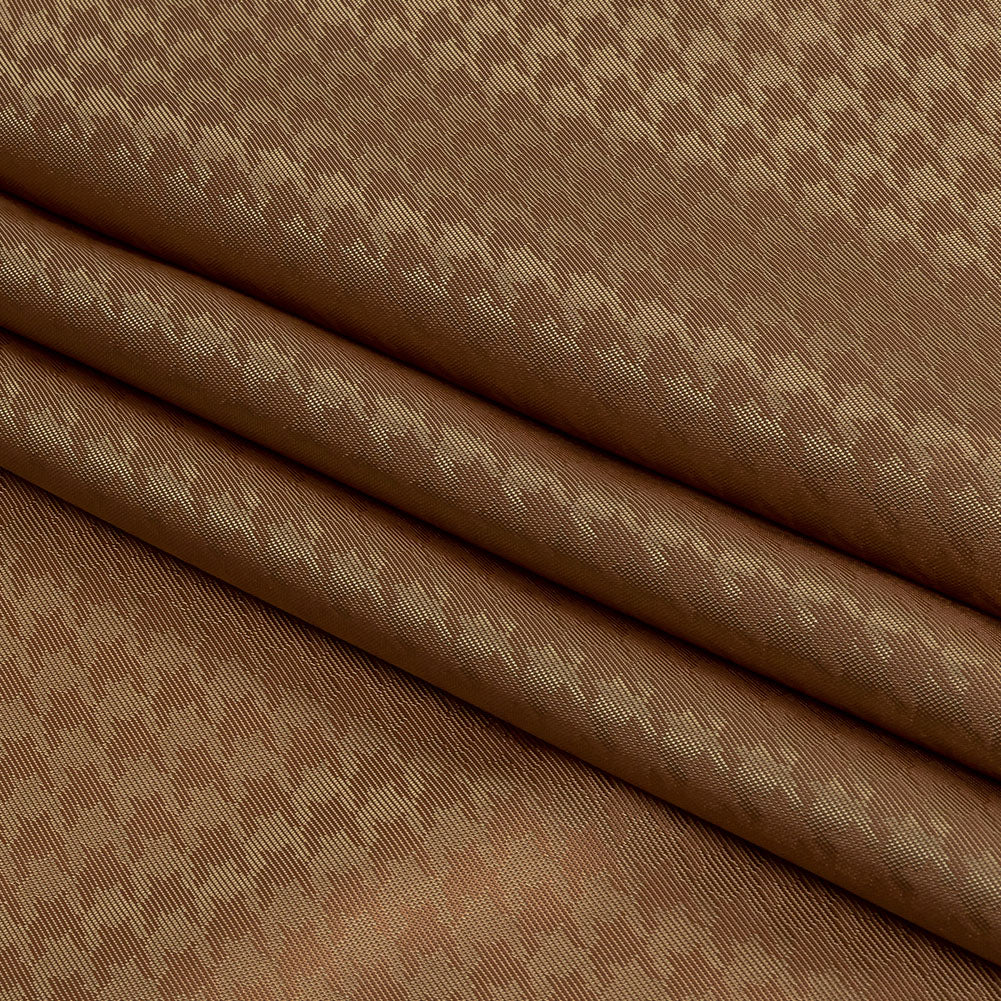 Houndstooth Jacquard Lining - Beige Tonal