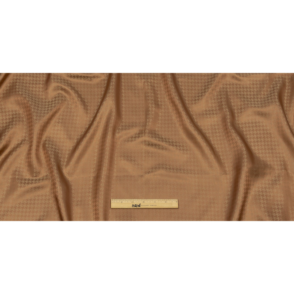 Houndstooth Jacquard Lining - Beige Tonal