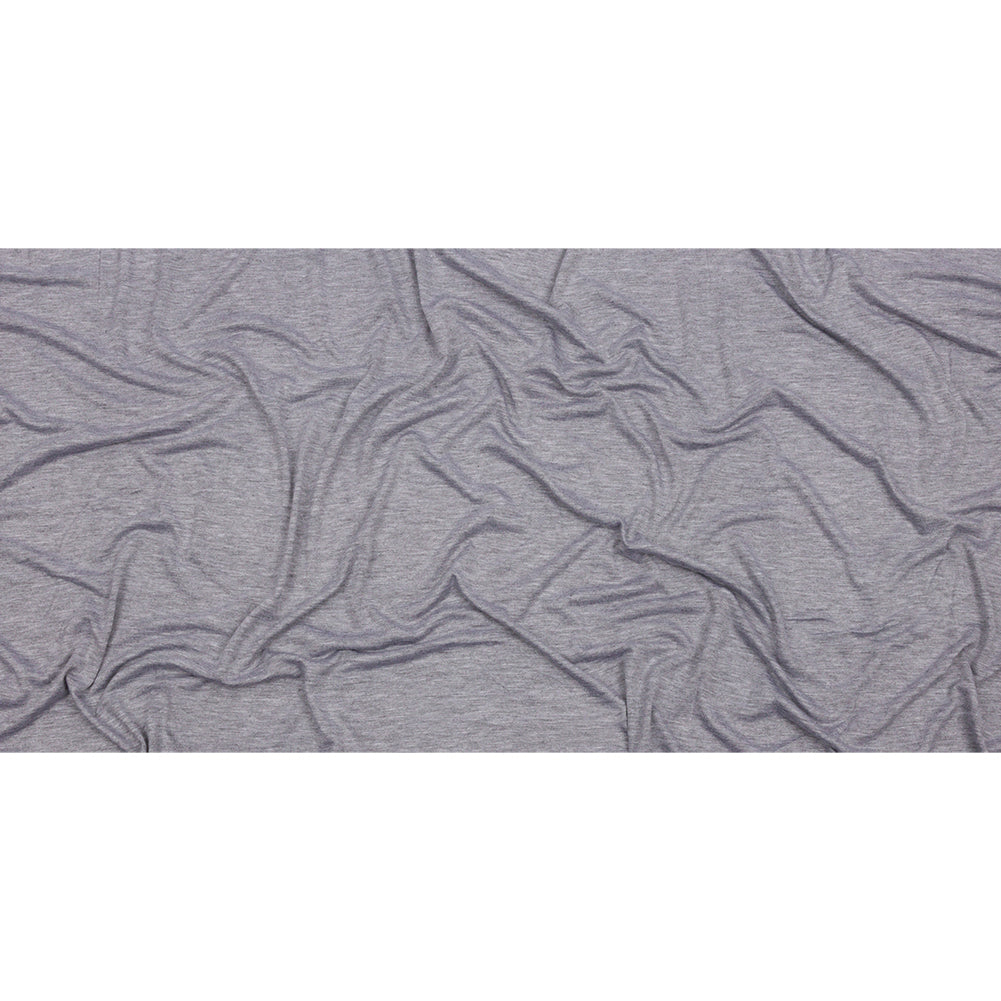 Heathered Gray Stretch Rayon Jersey Full