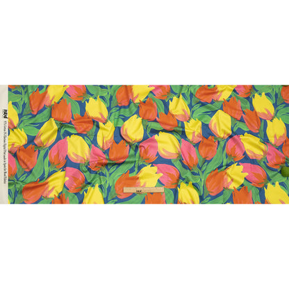 Mood Exclusive Blue Keukenhof Stretch Cotton Sateen Full