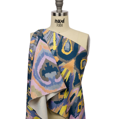 Mood Exclusive Blue Life Outside Stretch Cotton Sateen Drape