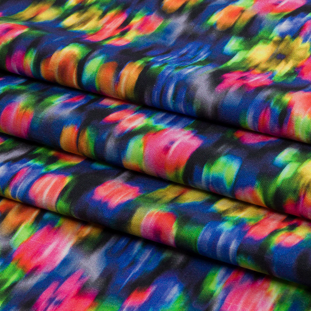 Mood Exclusive Small Neon Tears Stretch Cotton Sateen Folded
