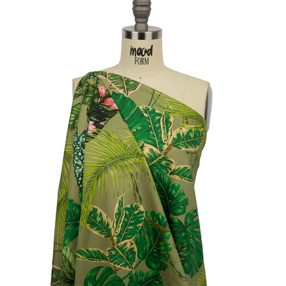 Mood Exclusive Be Leaf in Me Stretch Cotton Sateen Drape