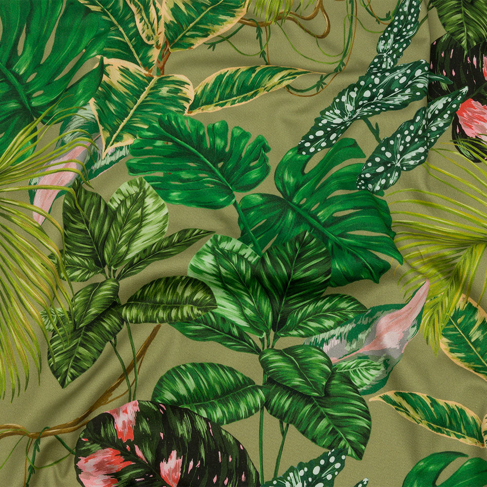 Mood Exclusive Be Leaf in Me Stretch Cotton Sateen