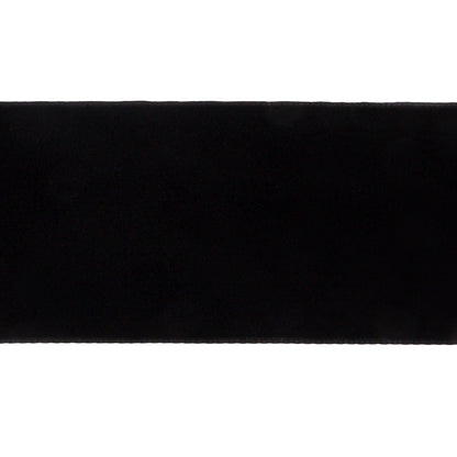 Japanese Black Rayon Velvet Ribbon - 1.5" Detail