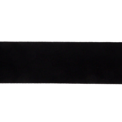 Japanese Black Rayon Velvet Ribbon - 1" Detail