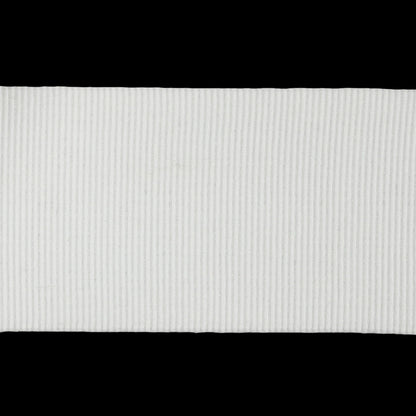 White Stretch Grosgrain Trim - 1.625" Detail